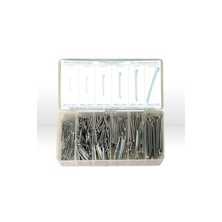 Cotter Pins,600 Pc,Assortment